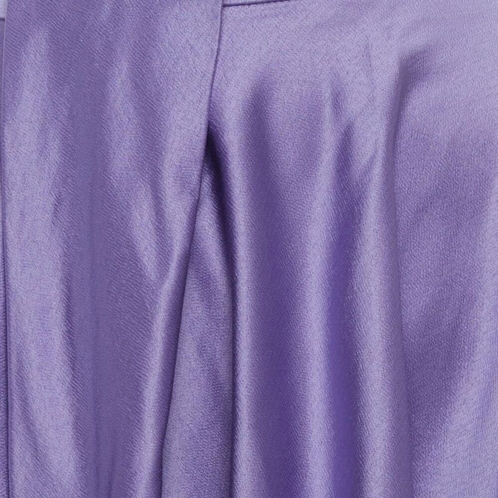 Just Cavalli Purple Satin Asymmetric Skirt M - Picture 4 of 7